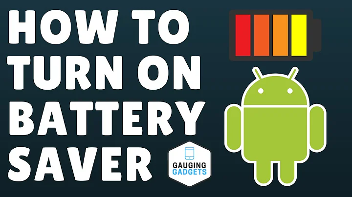 How To Turn On Battery Saver - Android Battery Save Mode