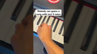 Guess the Song! EASY GUESS RIGHT? 😳👀 #piano #pianotutorial