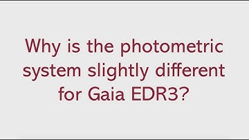 Gaia Early Data Release 3 - Q&A - photometric system