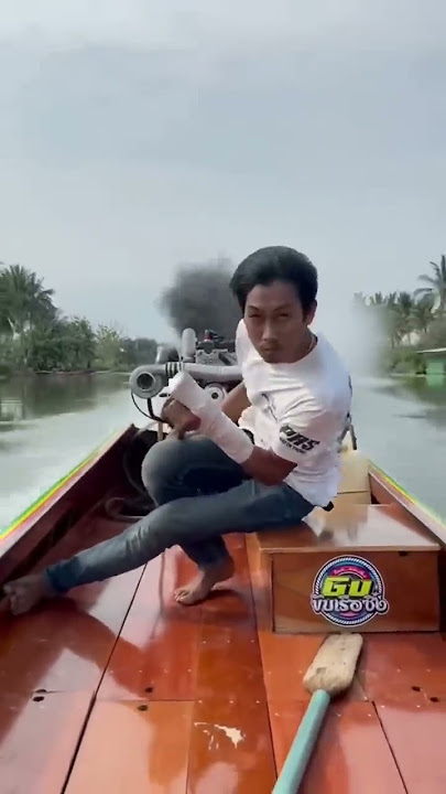 bukan mobil aja yg pake turbo lur, perahu jga. thailand punya🔥#shorts #short