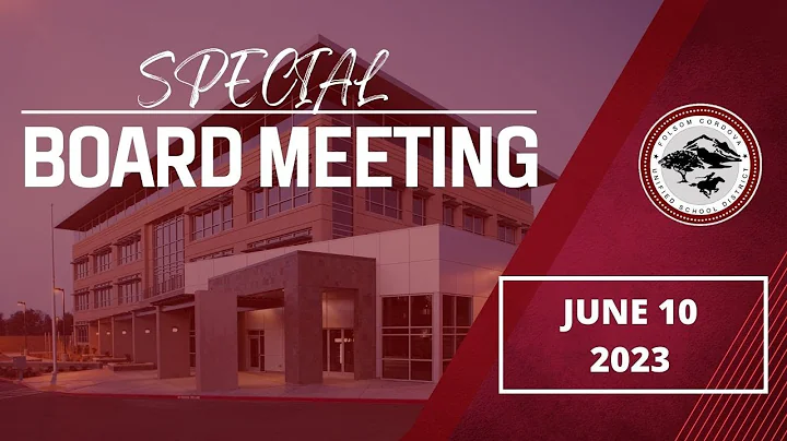 FCUSD Special Board Meeting 6/10/2023