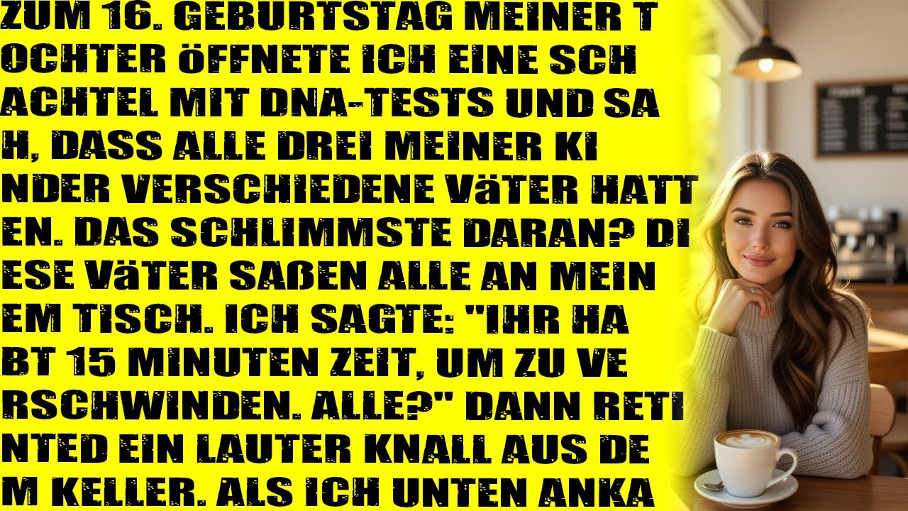 Zum 16. Geburtstag meiner Tochter öffnete ich DNA-Tests – und jeder Mann am Tisch verstummte