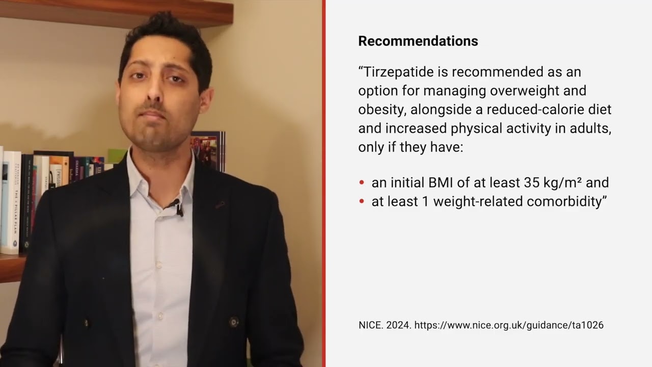 Tirzepatide for managing overweight and obesity: NICE technology appraisal guidance
