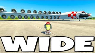 I built a plane so wide it BROKE REALITY in Kerbal Space Program 2!