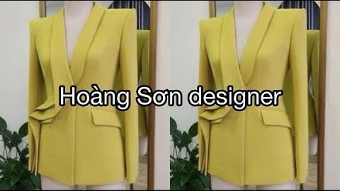 Dạy cắt may: Hướng dẫn cách cắt áo vest cổ điển cổ sam bèo liền | sách dạy cắt may 0326341190