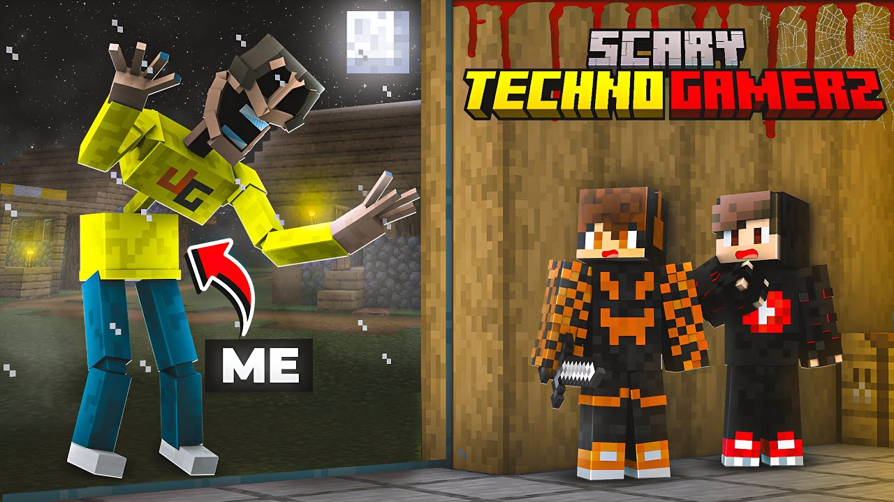 I Became Scary Techno Gamerz To Troll My Friends😂💀