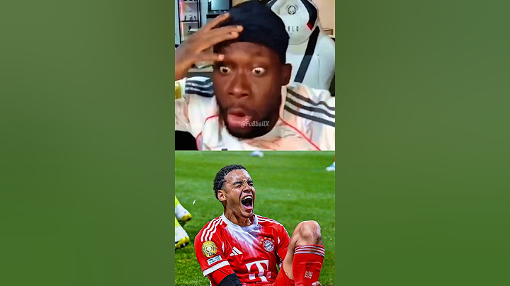 Alphonso Davies’ Reaktion auf Jamal Musialas Verletzung – live während der Übertragung. #fußball