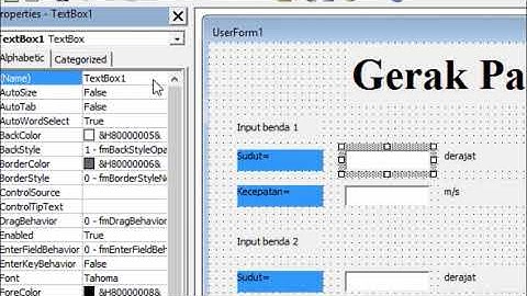 Tutorial Membuat Gerak Parabola Pada Ms. Excel Menggunakan VBA Oleh: Riau Naldu Nadapdap