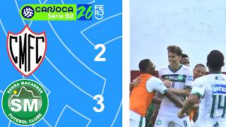 CARIOCA SÉRIE B2- TAÇA MARACANÃ - 6ª RODADA - CARDOSO MOREIRA 2X3 SERRA MACAENSE