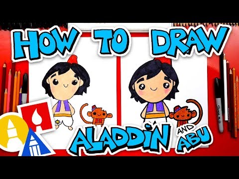 How To Draw Aladdin And Abu