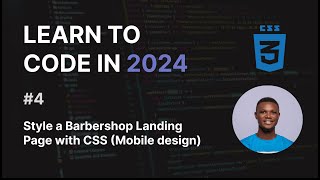 Style a Barbershop Landing Page with CSS (Mobile design)