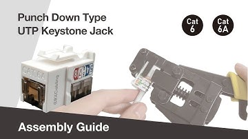 How to Install a Slim Cat6A Keystone Jack with Shutter for High-Performance Networks