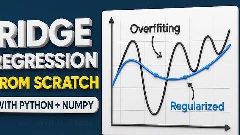Ridge Regression from Scratch in Python | OLS Regularization Explained with Code