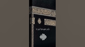 تلاوه سوره الفيل بصوت القارئ #احمد_العجمي #قران_كريم