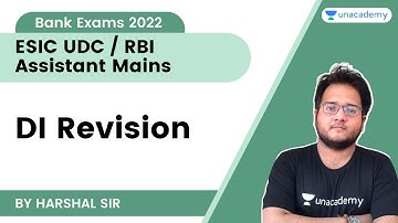 DI Revision | ESIC UDC / RBI Assistant Mains | Harshal Agrawal | The Bankers