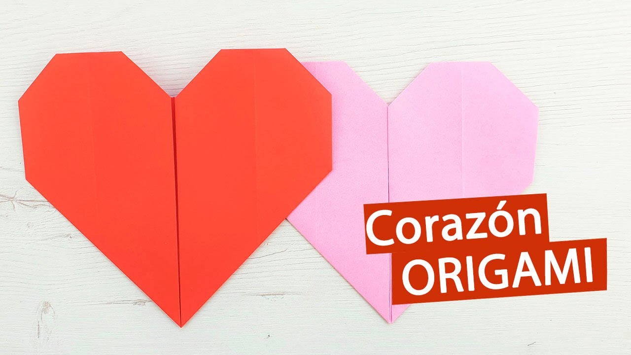 luz de sol Atravesar Perla ♥ Cómo hacer un corazón de papel fácil y rápido (Origami) - YouTube