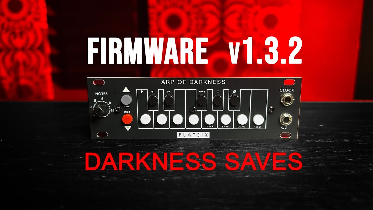 Arp Of Darkness Updated! Firmware 1.3.2 - New features, and front panel