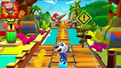 Talking Tom Hero Dash Walkthrough Gameplay Part 1 - Super Tom (iOS, Android)