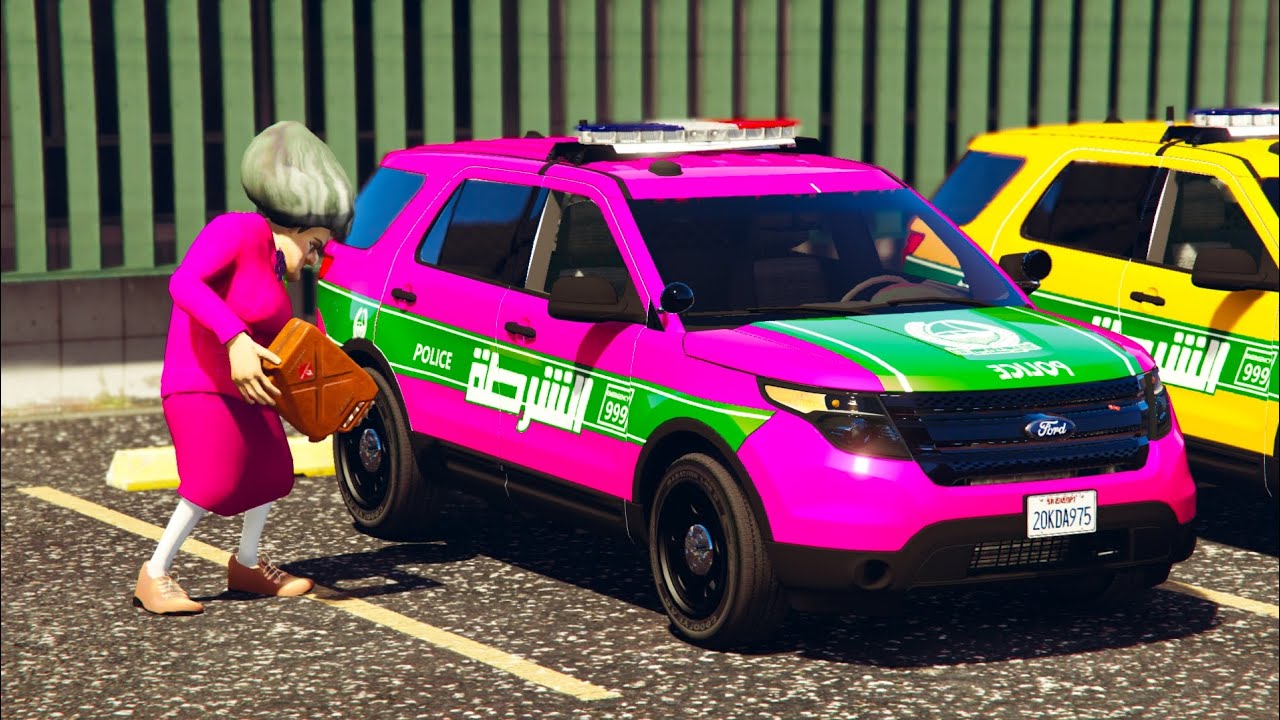 المعلمة الشريرة تسرق سيارة الشرطة وفرنسيس يهرب من السجن والشرطة 🚨 طالبو المساعدة من سبايدرمان؟😱🔥