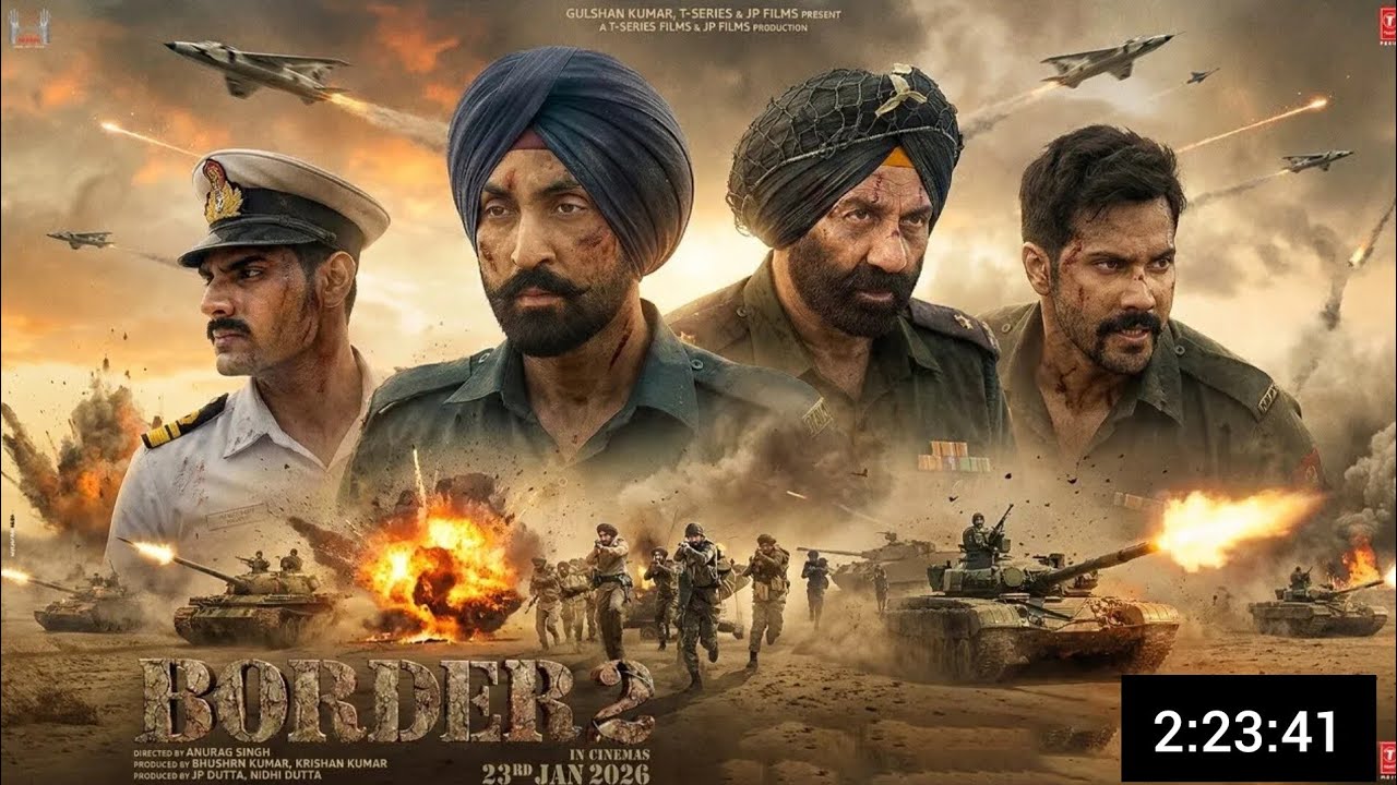 Border 2 Official full movie | Sunny Deol, Varun D, Diljit | Border 2 ...