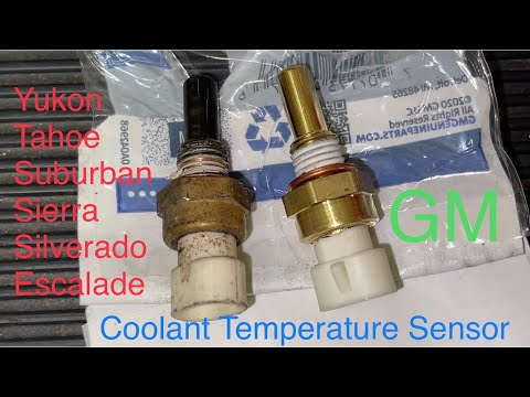Coolant temperature sensor replacement 2015-2020 Yukon, Tahoe, Suburban, Sierra Silverado GMC Chevy