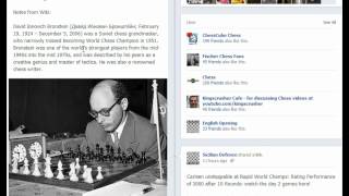 Chess World.net: "Chess is Imagination" - David Bronstein (Chessworld.net)