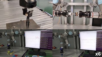 Learning Force Control for Contact-rich Manipulation Tasks with Rigid Position-controlled Robots