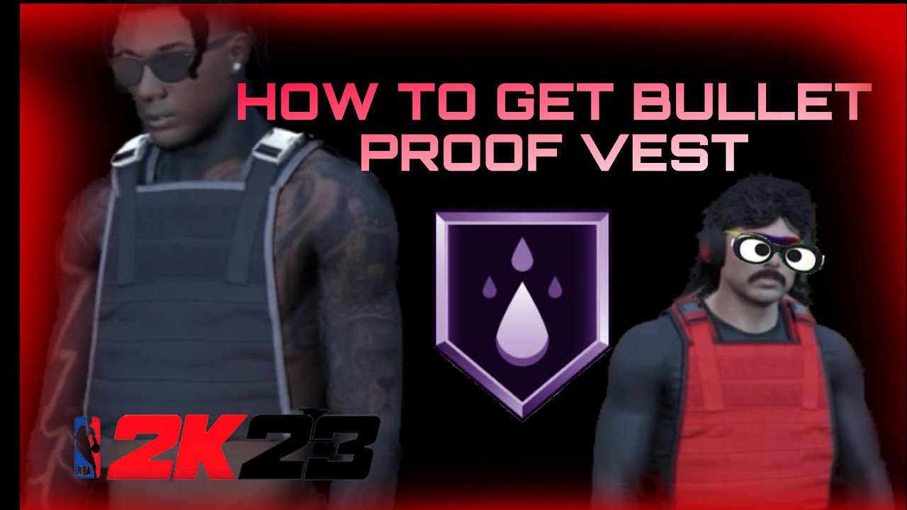 NBA 2K23 HOW TO GET BLACK BULLETPROOF VEST / FREE SPIRIT FULL TUTORIAL