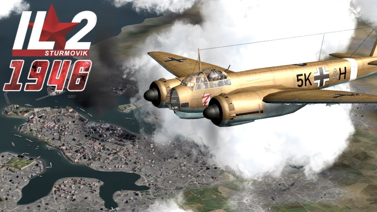 Full IL-2 1946 mission: Ju-88 Malta Raid