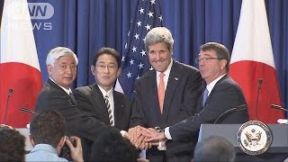 中国念頭に協力へ　日米がガイドライン改定で合意(15/04/28)