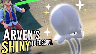 637 - LIVE! Arven's (pointless) Shiny Uncatchable Toedscool after 6680 SRs