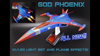 God Phoenix Gatchaman G Force Battle of the Planets Scale Model Kit Build Review 15792 Anime Manga