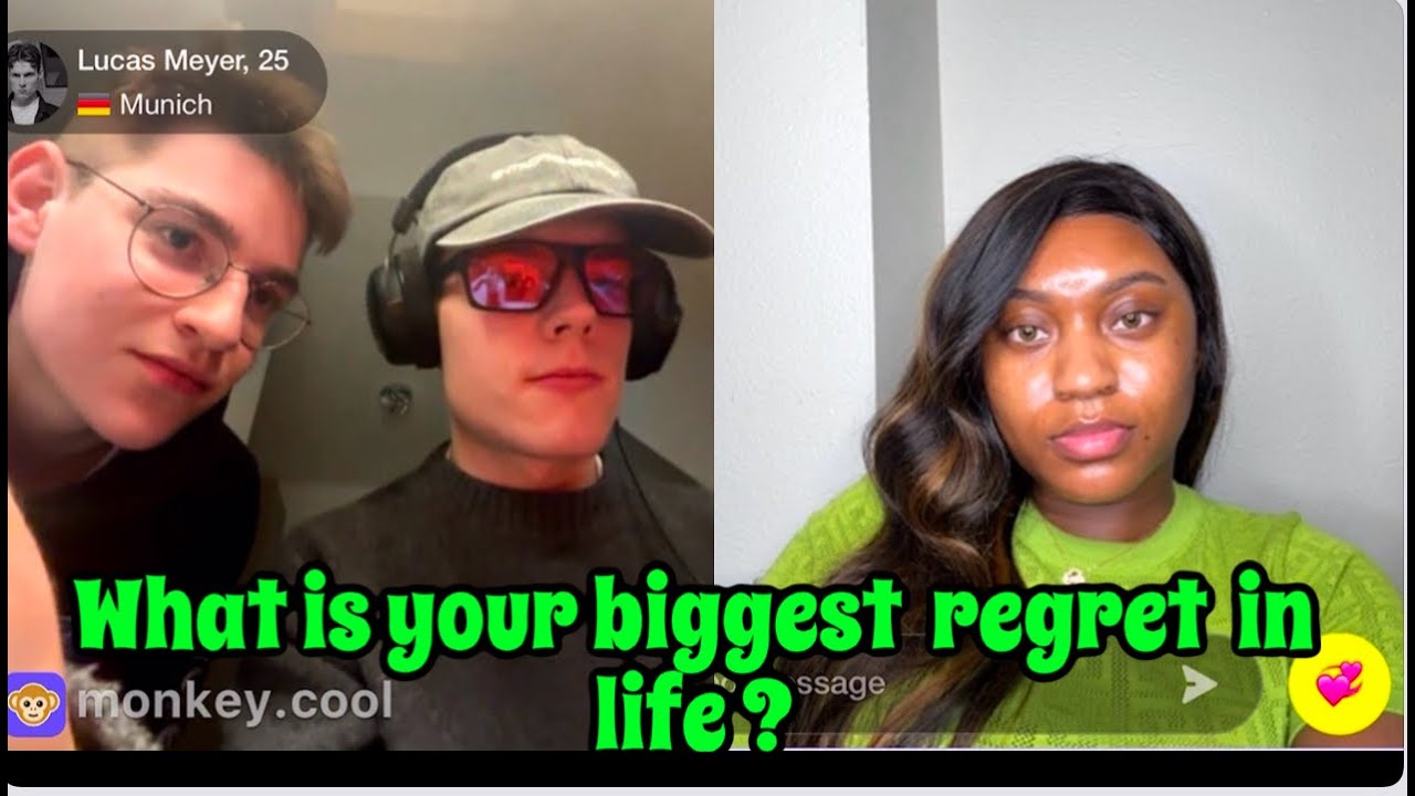 ASKING MEN WHAT'S THEIR BIGGEST REGRET IN LIFE ?! MUST WATCH (Monkey