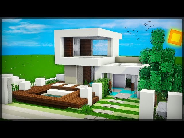 Casa Moderna en Minecraft @Craftxing #minecraft #fyp #minecrafttutoria