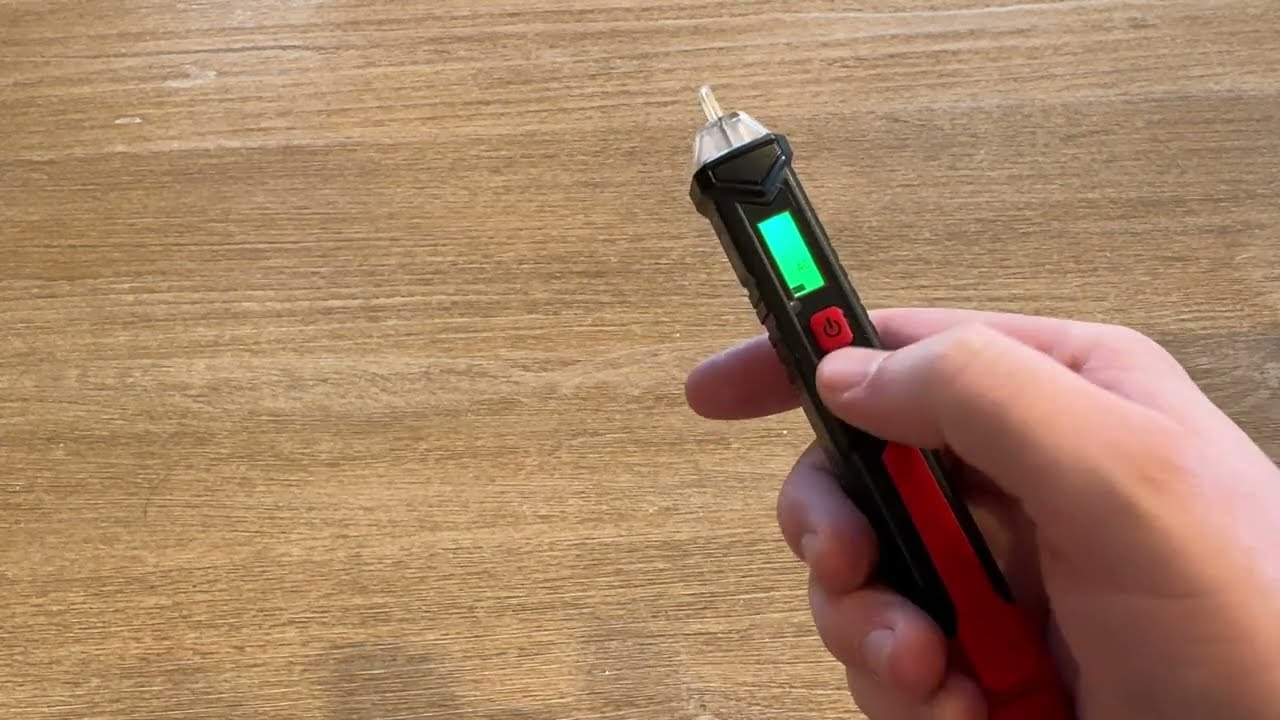 Safety First with this Electrical Tester! -- KAIWEETS HT100 Non Contact Voltage Tester