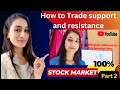 🤔How do you trade support and resistance successfully ?😱 #trading #supportandresistance #support