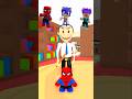SPIDERMAN vs SONIC vs Team Evil dad escape #roblox #shorts