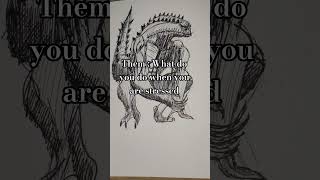 me when I'm stress #drawing #fypシ゚viral #meme #trend