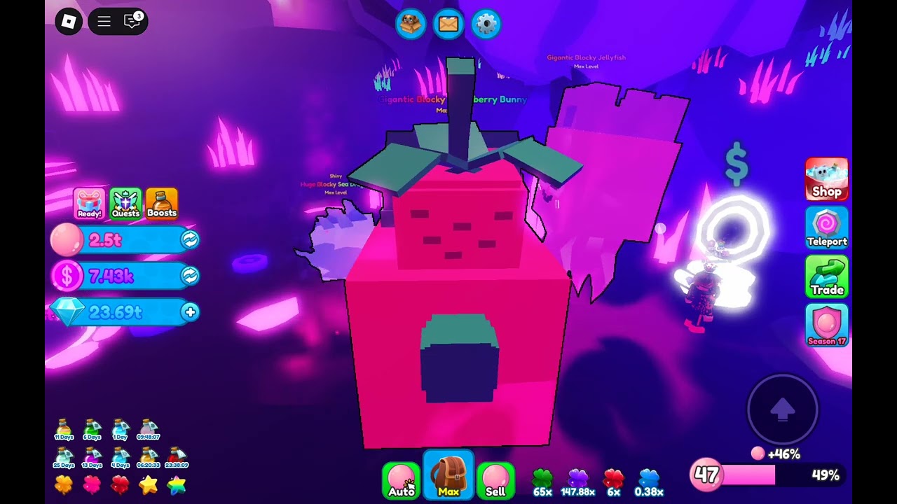 Dark Dimension Soundtrack - Bubble Gum Clicker Roblox