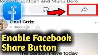How to Enable Facebook Share Button