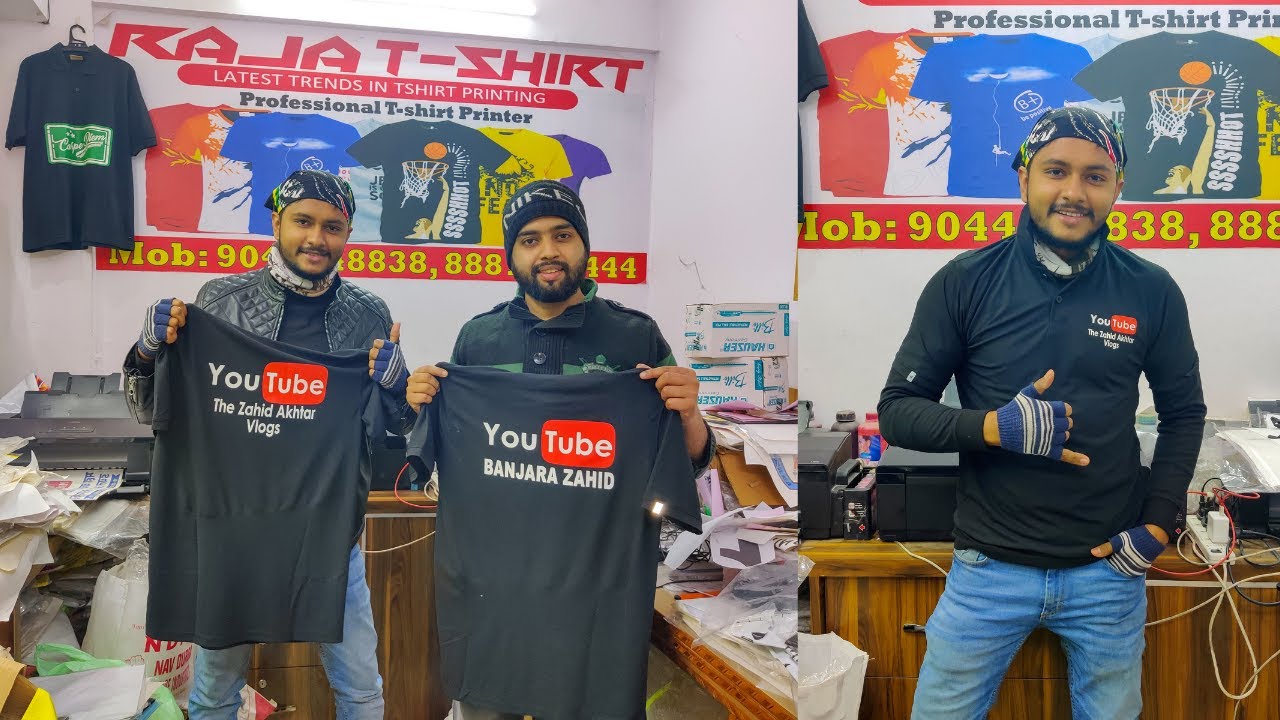 BEST TSHIRTS PRINTING SHOP IN LUCKNOW 🔥🔥 YouTube