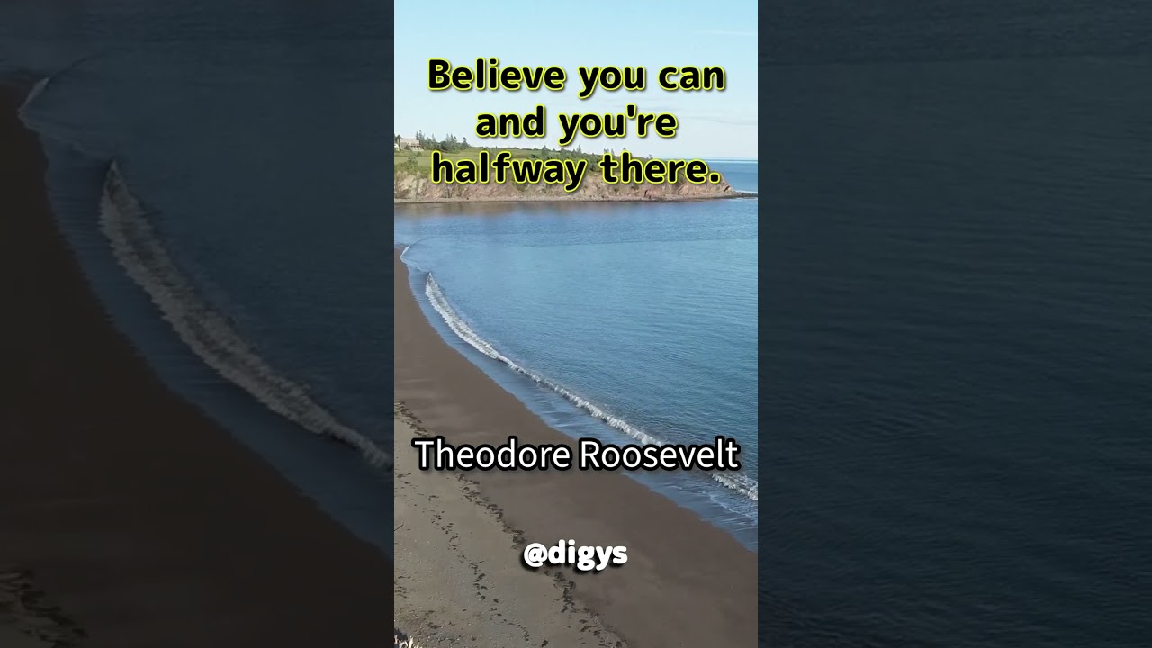 Daily Dose of Inspiration! Quick Motivational Boost! Enjoy it. "Believe you can...