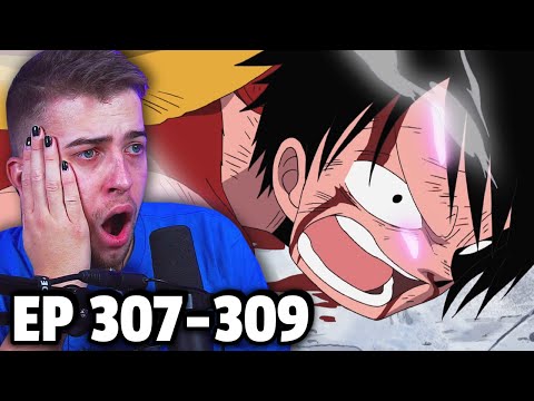LUFFY VS LUCCI FINALE!! One Piece Episode 307, 308 & 309 REACTION!!