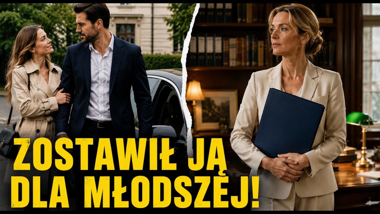 Deszcz lał za oknem o 21:17, gdy Marek postawił przede mną kubek z zimną herbatą i powiedział: „Pakuj się, ona już czeka na dole.” Karolina z jego biura. Przez dwadzieścia lat słyszałam, że nie...