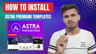 How To Install Astra Starter Templates | How to Import Astra premium sites | Astra premium sites