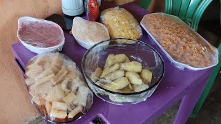 Hoje a gente fomos almoçar na casa da minha tia