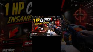 1 HP CLUTCH 😱 INSANE CODM DMZ FIGHT
