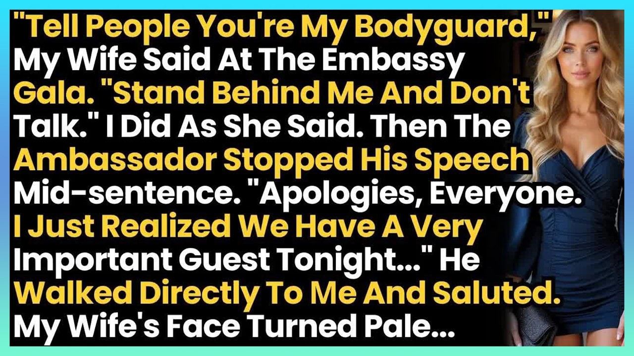 ＂Tell People You're My Bodyguard,＂ My Wife Said At The Embassy Gala  ＂Stand Behind Me & Don't Ta