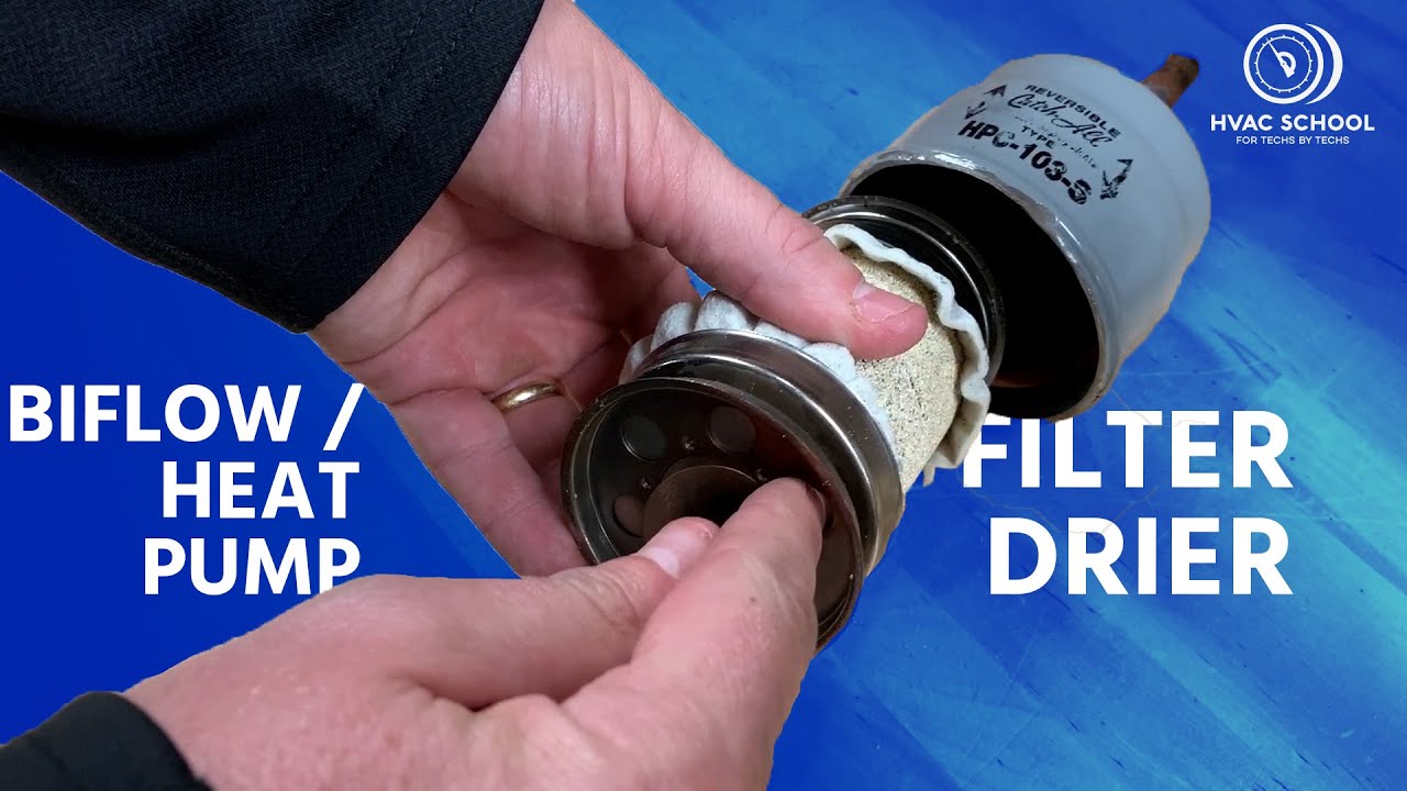 See Inside a Biflow / Heat Pump Filter Drier YouTube