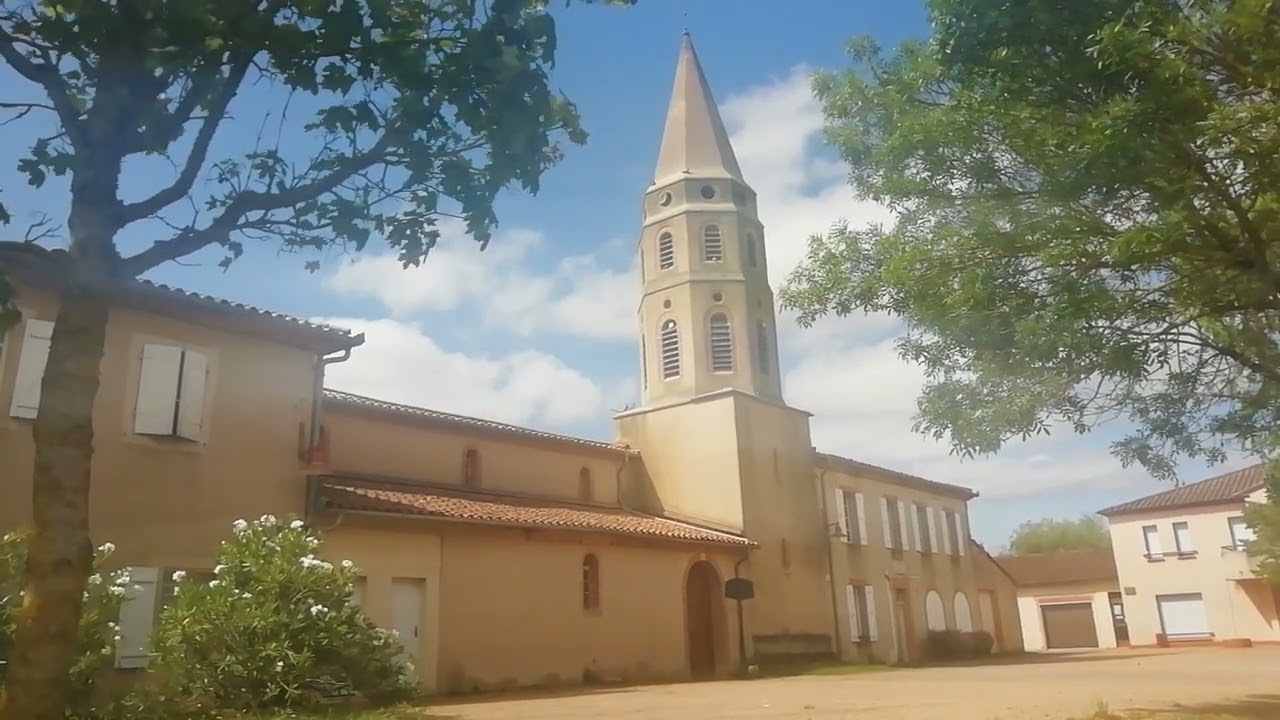 cloches de Maurens-Scopont (Tarn) : angélus, sonnerie manuelle